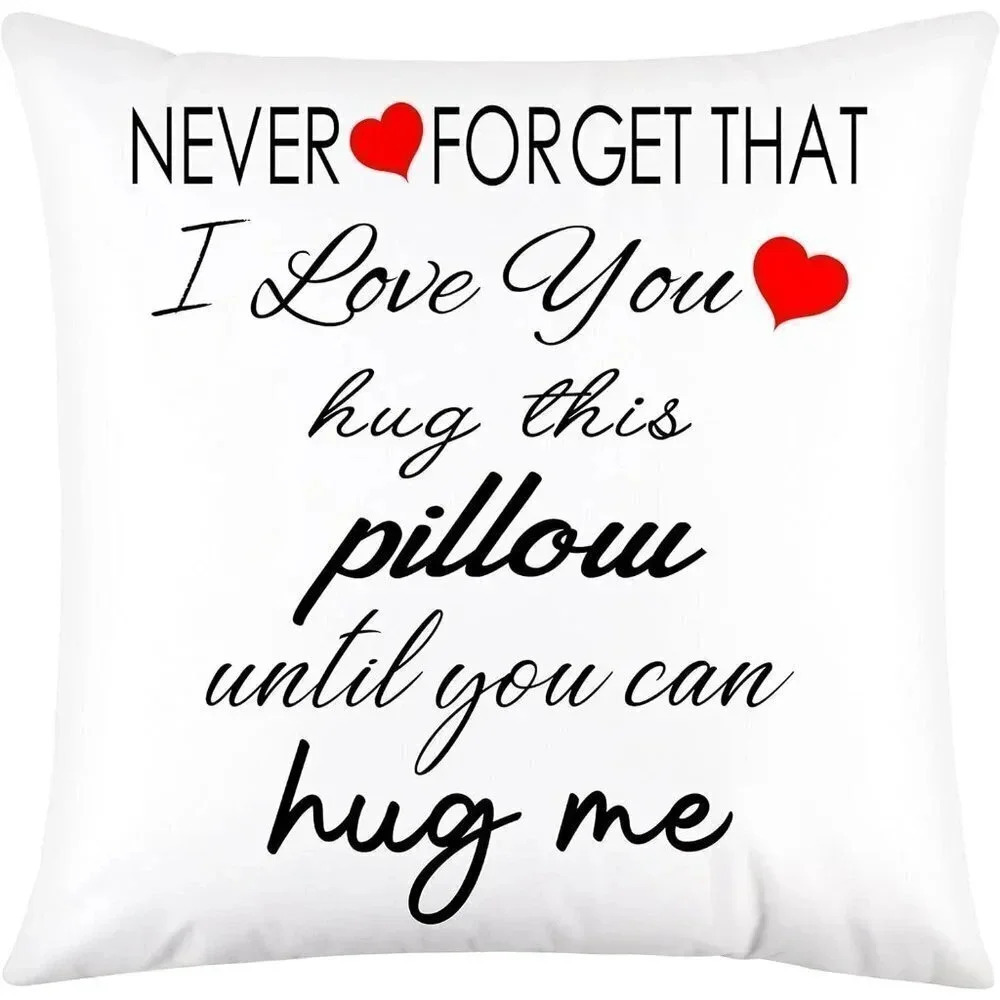 18”x18” I Love  You Decorative Throw Pillow Covers